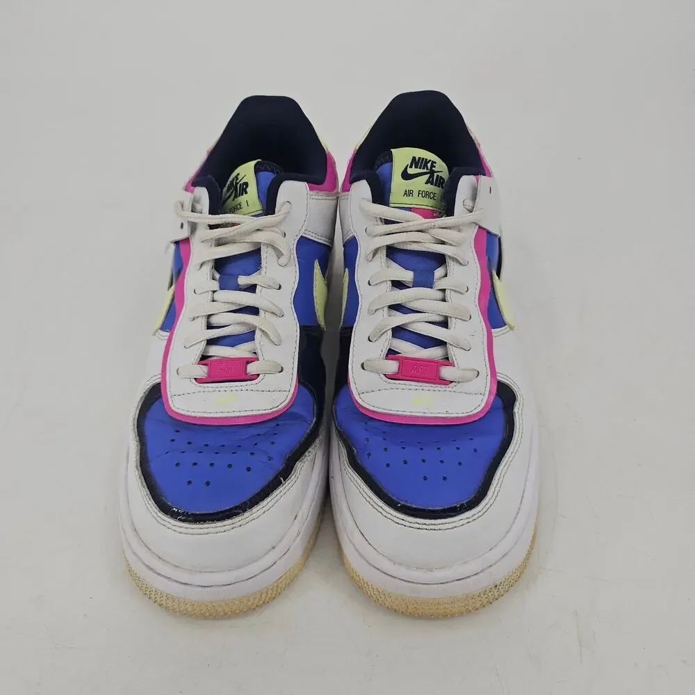 Nike Air Force 1 Shadow Sapphire CJ1641-100 Women's 10 Streetwear Athleisure